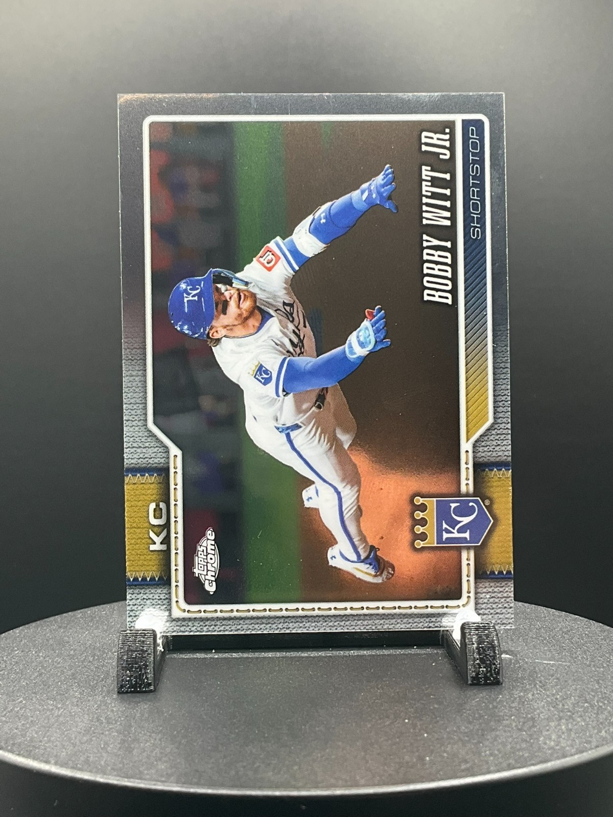 2026 Topps Chrome Baseball Base #12 Bobby Witt Jr., Kansas City Royals