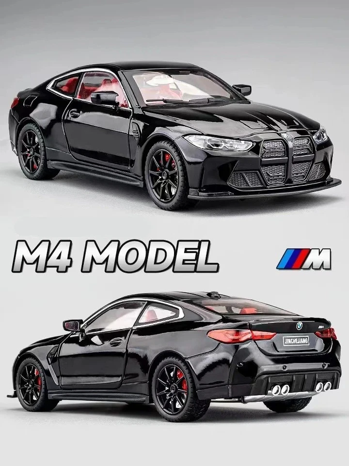 1:24 BMW M4 G82 Coupe Sports Car Diecast Metal Model Collectable Toy Gift NEW - Image 2 of 4