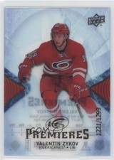 2017-18 Upper Deck Ice Ice Premieres 1221/1299 Valentin Zykov #124 z6b