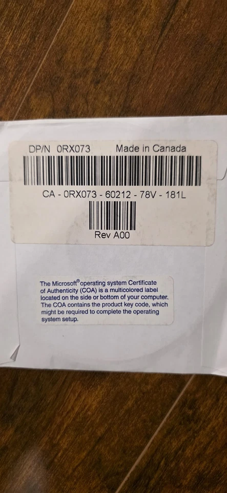 Dell Reinstallation CD Microsoft Windows XP Pro Service Pack-2  Sealed - Image 2 of 2
