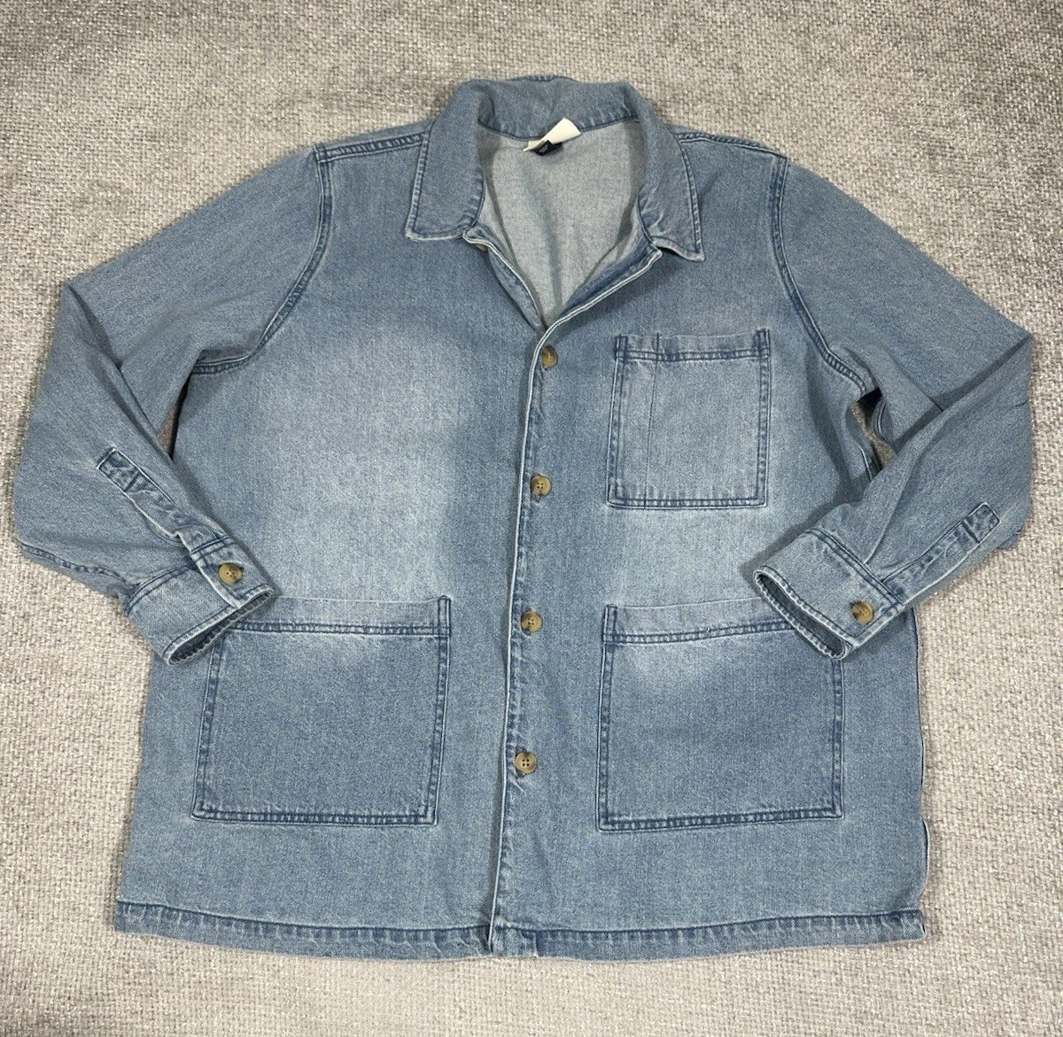 Universal Thread Jacket Womens Large Blue Utility… - image 3