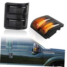 LED Side Mirror Marker Lights for Ford F250 F350 F450 2008-2016 Smoked