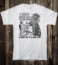 Good Cop Is a Dead Cop Hot Rod T-Shirt Reprint Vintage Style S-4XL TRENDING