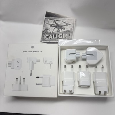 Genuine Apple World Travel Adapter Kit - White MD837AM/A
