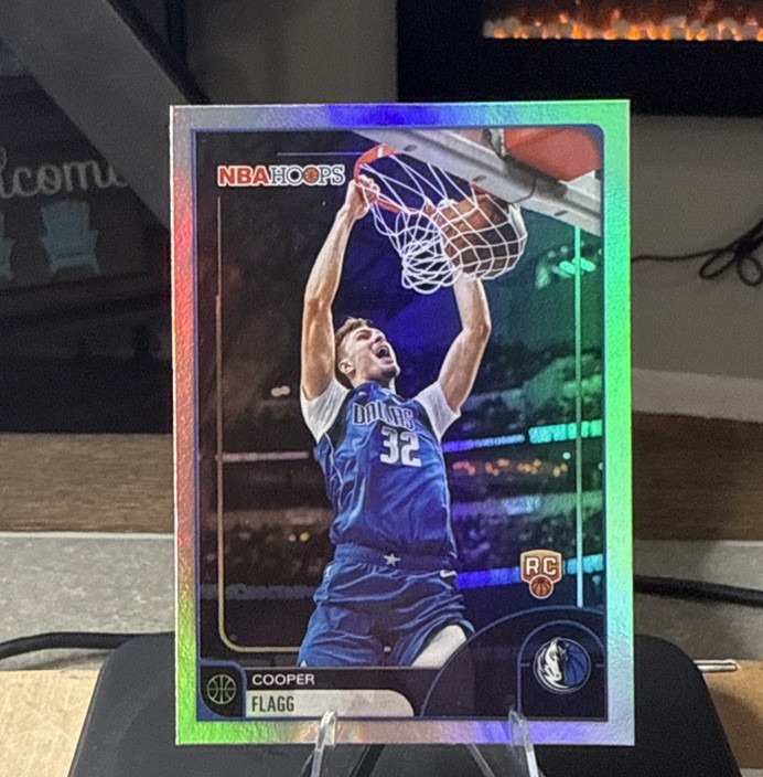 2025-26 Topps NBA Hoops Cooper Flagg #35 Rookie Rainbow Foil
