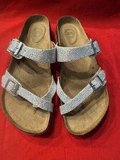WONDER NATION TWO BUCKLE TOE SANDALS Size 4 Fits like a size 7 