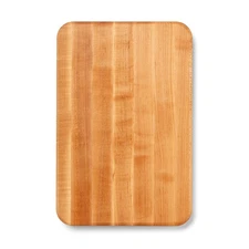 John Boos Chop-N-Slice Wood Cutting Board with Finger Grips, Maple
