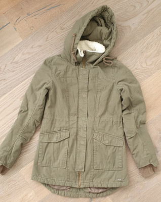Volcom Parka Winterjacke olivgrün khaki Gr. S