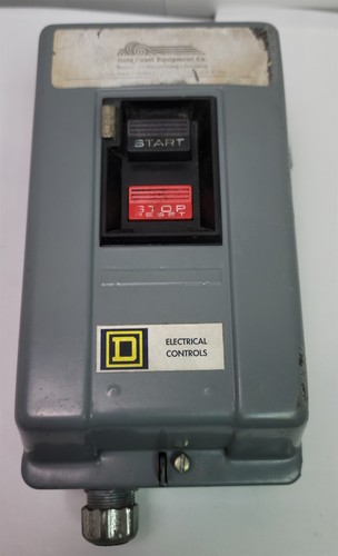 Square D 2510 MBG 2 Manual Motor Starter w/ B7.70 Heaters & Enclosure