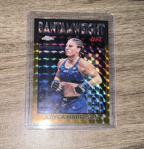 2026 Topps Chrome Kayla Harrison Gold Geometric /50 Bantamweight Card UFC Champ