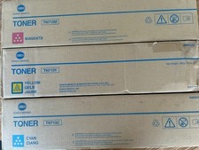 Konica Minolta TN713 Cyan Magenta and Yellow Color Toners for C659 C759