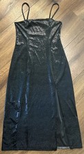 Women Ladies Prom Dress Spaghetti Straps Formal Evening Sparkly Dresses Gown