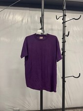 Vintage 90s Sunbelt Sportswear Blank T-Shirt - Deep Purple - XL - Made in USA