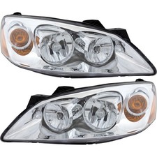 Headlight Set For 2005-2010 Pontiac G6 Driver...