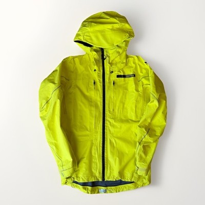 Adidas Terrex Techrock Gore Tex Pro Jacket Medium Neon Full Zip Snowboard Ski