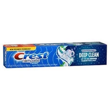 Crest Whitening Toothpaste Deep Clean Complete Effervescent Mint Flavor 5.4 oz