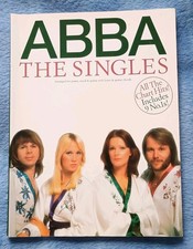 ABBA THE SINGLES - PIANO VOCAL LYRICS GUITAR CHORDS - HAL - GOOD CONDITION