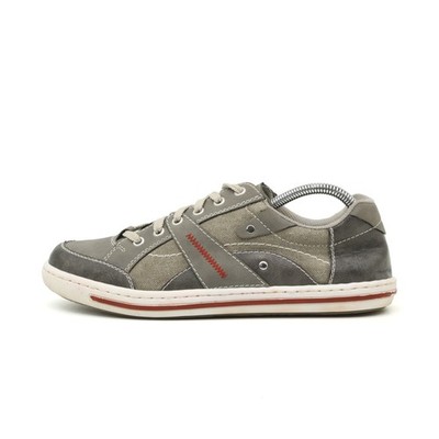 Rieker Herren Sneaker Low Grau Leder/Textil Low-Top Atmungsaktiv Freizeit EU 42