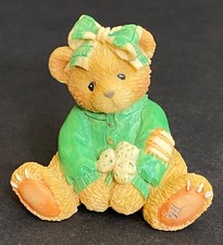 CHERISHED TEDDIES Kathleen 916447 Luck Found Me A Friend In You - BEAR -ST PATS