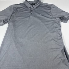 Travis Mathew Men  s Gray 2XL Golf Polo Shirt