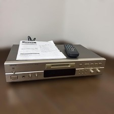 DENON DMD-800 MiniDisc Recorder AC100V 50Hz/60Hz Gold Audio Japan with Remoto