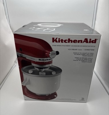 KitchenAid Ice Cream Maker Attachment Fits Stand Mixers Brand New
