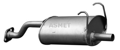ASMET 13.017 Rear Muffler for Honda
