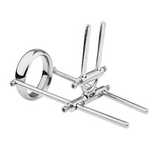 Man Stainless Steel Ball Stretcher Stretching Device Bondage Slave BDSM Couples