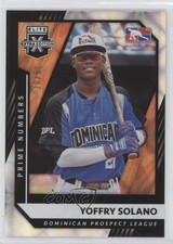 2021 Panini Elite Extra Edition Prime Numbers B 20/51 Yoffry Solano #189 8t7