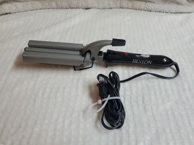 #ad #ad Revlon 3 Barrel Hair Waver Model RVIR3005 Helen of Troy Tested and Working $8.00