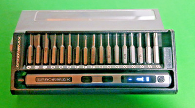 Mini Electric Screwdriver Set/ ARROWMAX  Precision Screwdriver/ Used and Working