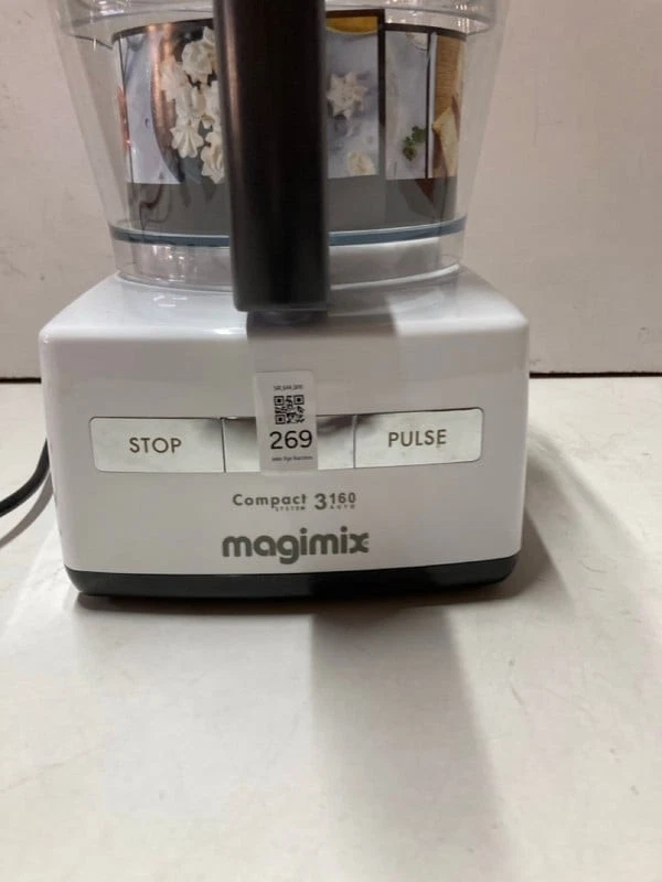 Magimix Compact 3160 Auto Multifunction Food Processor White | New No Box - Image 3 of 4
