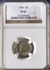 1954 Roosevelt Dime NGC PF 67