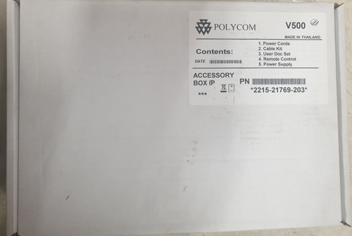 Polycom V500 Base box 2215-22059-202 accessory box 2215-21769-203 vidéo conféren - Photo 8/8