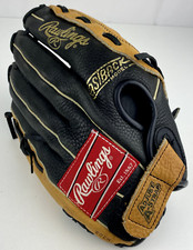 Rawlings Baseball Glove RBG36TB 12.5" Basket Web Fastback Mitt RHT Leather Ball