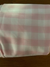 Barbie Fabric - 5 Yards-60" Wide-Pink and White 1" Polypoplin Pattern
