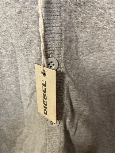 Diesel Kid Cardigan Size 16Y Stone Grey - Picture 3 of 5