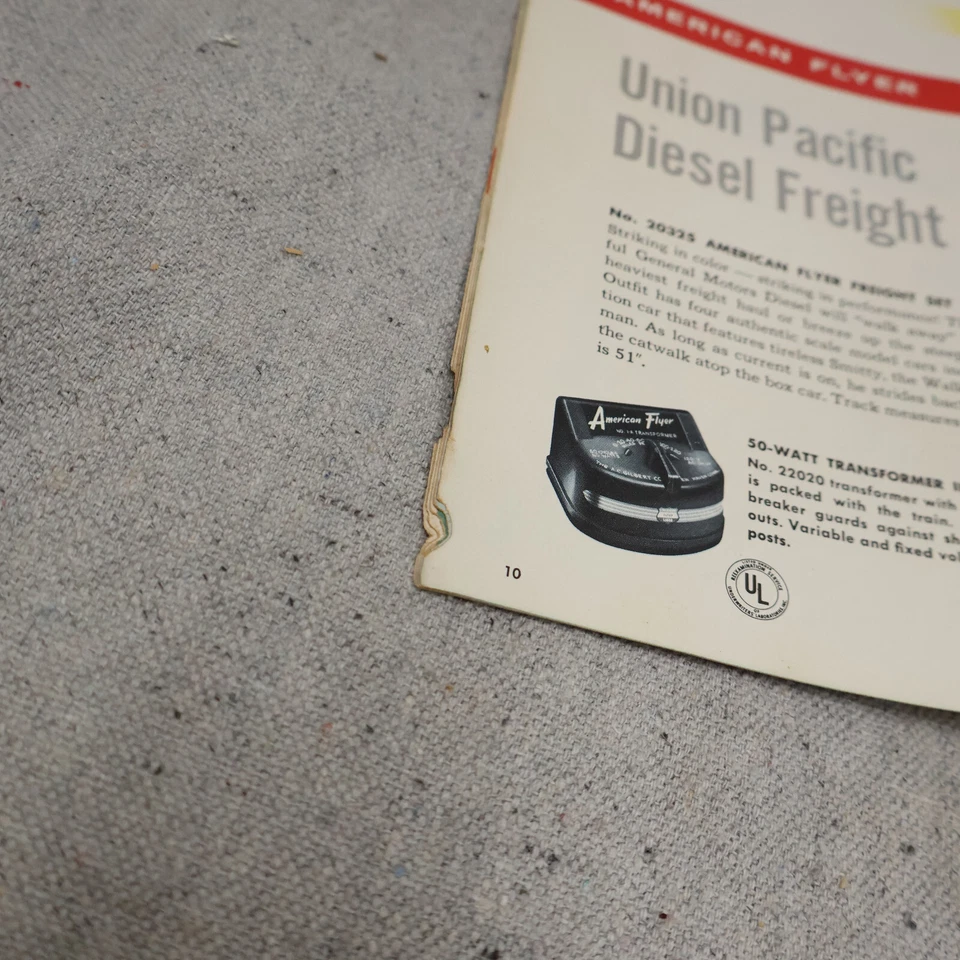Revista American Flyer Trains 1957 de colección catálogo A.C. Gilbert Foto 3 de 4