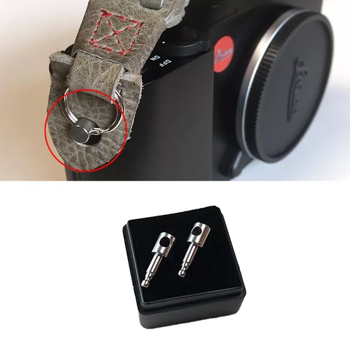 2pcs Strap Lug Adapter Buckle Wrist Strap Loop fr Leica T Camera Type 701 TL TYb - Picture 6 of 14