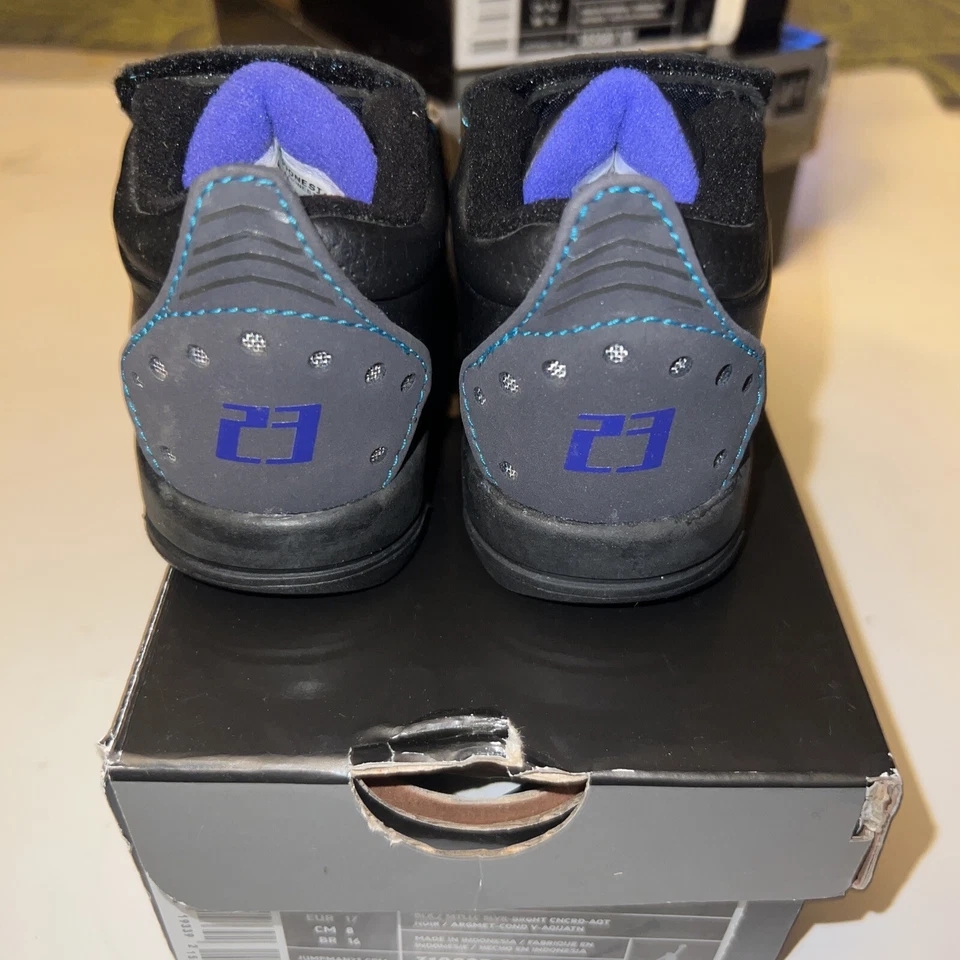 NUEVO EN CAJA Baby Jordan Big Fund Niño Pequeño Negro Concord 3.5c 310093-005 Desde 2007 SIN CAJA Foto 3 de 4