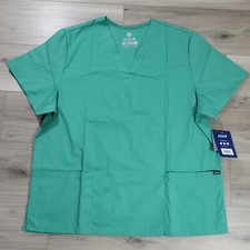 Adar Universal Unisex Scrub Top Surgical Green 2XL New 701