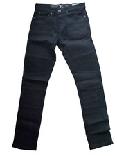 LRG Lifted Research Group Mens Slim Biker Denim Jeans Skinny Fit Stretch Black