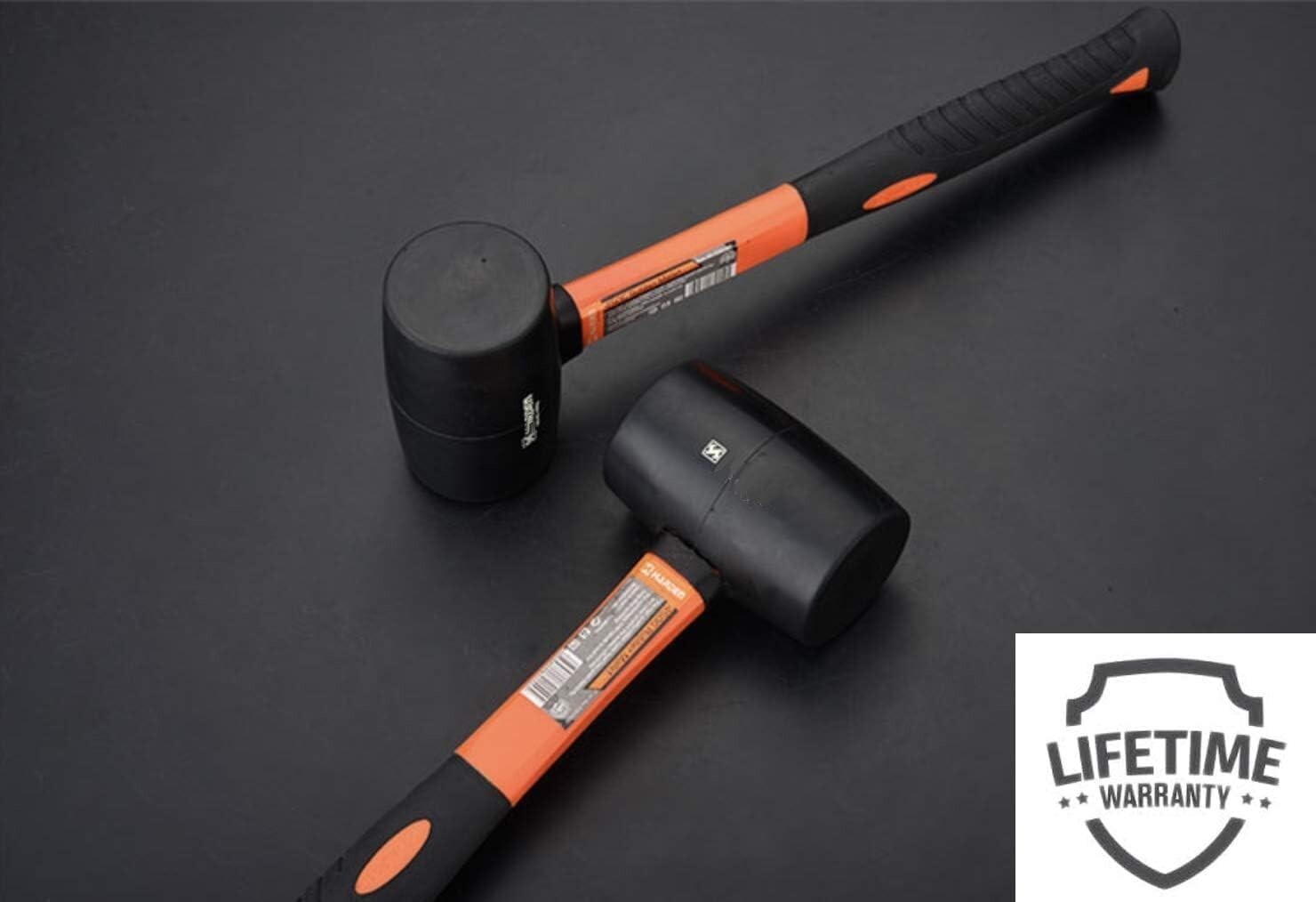 Versatile 16oz Rubber Mallet Hammer - Durable Eco-Friendly Tool for Woodworking