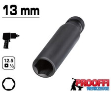 KRAFT Power Schlagschrauber Nuss 1/2" Stecknuss 13 mm Steckschlüssel 6-Kant Lang