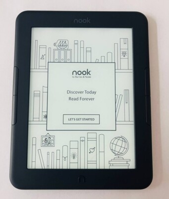 EBook-Reader Barnes Noble Nook Glowlight 4e/4 + originale Schutzhülle. Neu
