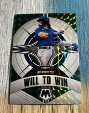 2022 Panini Mosaic Green Prizm Bo Bichette Toronto Blue Jays Will to Win #WW-4