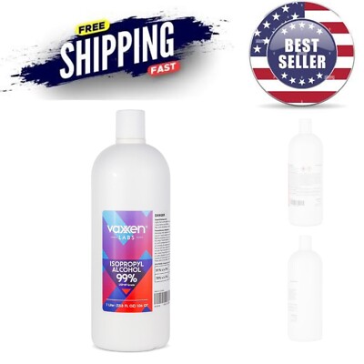 99% Isopropyl Alcohol 1 Liter - Pure USP-NF Grade Rubbing Alcohol Made in USA