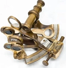 VENTURA GERMANY BRASS MARINE SEXTANT ASTROLABE ANTIQUE REPRODUCTION MARITIME