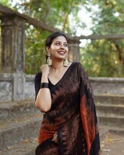 Fancy Sari Indian Designer Wedding Pakistani Wear Bollywood Party Wear Saree Set