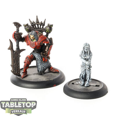 Cryx - 2x Goreshade the Bastard &; Deathwalker - teilweise bemalt